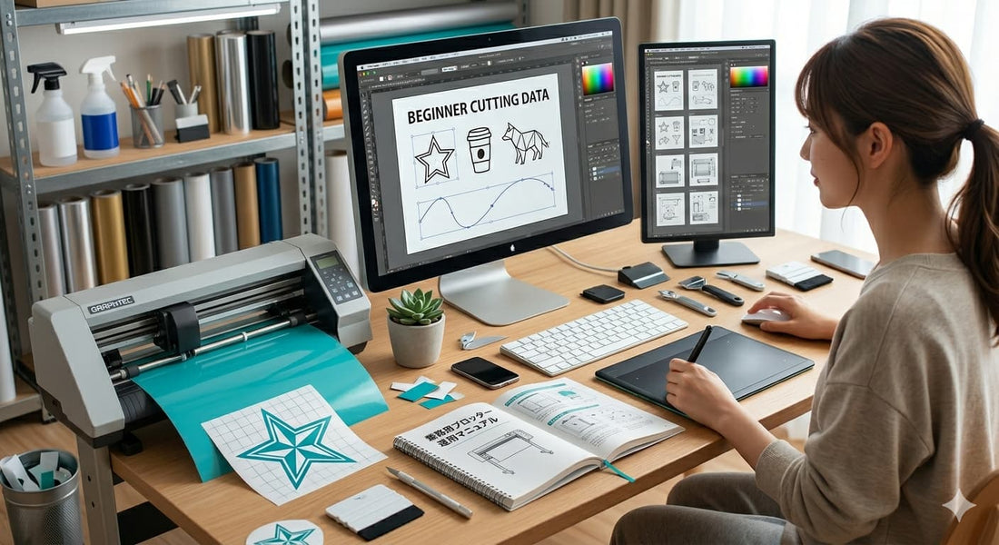 初心者向けカッティングシート用デザインデータ作成の教科書｜Illustratorなしでもできる